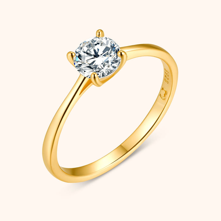 Solitaire zirkonia ring - Elena