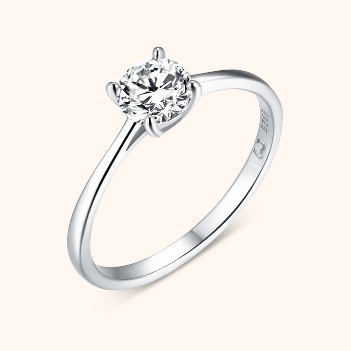 Solitaire zirkonia ring - Elena