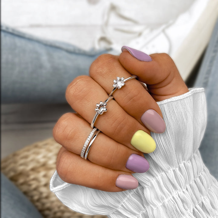 Double Zirconia Ring - Sienna