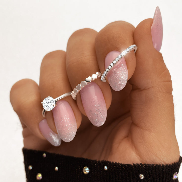 Solitaire zirkonia ring - Elena