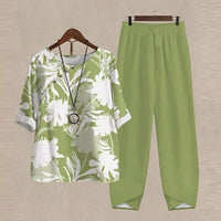 Elegant 2-Piece Spring and Summer Set - LenaDuo