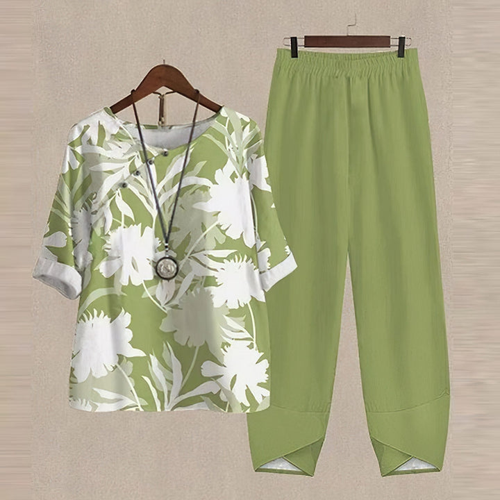 Elegant 2-Piece Spring and Summer Set - LenaDuo
