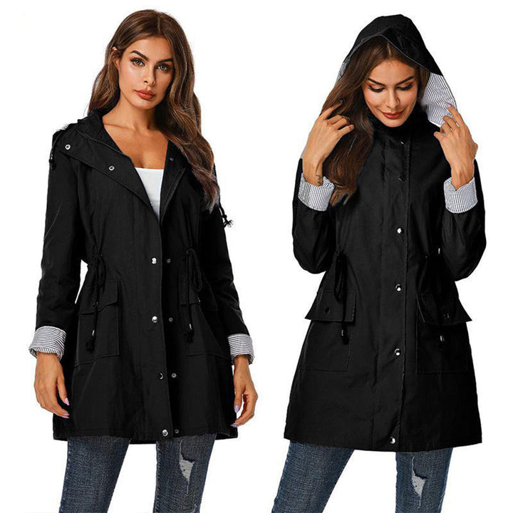 Trendy Women's Windbreaker - Purple