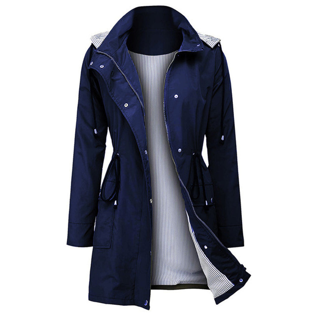 Trendy Women's Windbreaker - Purple