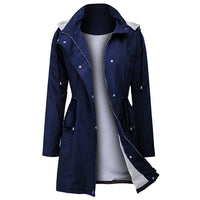 Trendy Women's Windbreaker - Purple