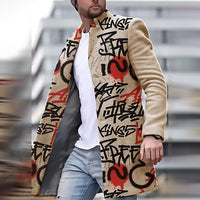 Fashionable men's coat with unique pattern - Laurent