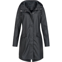 Abrigo de lluvia largo impermeable para mujer - Luna