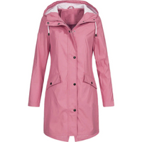 Abrigo de lluvia largo impermeable para mujer - Luna