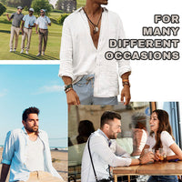Airy men's shirt made of cotton – Elias