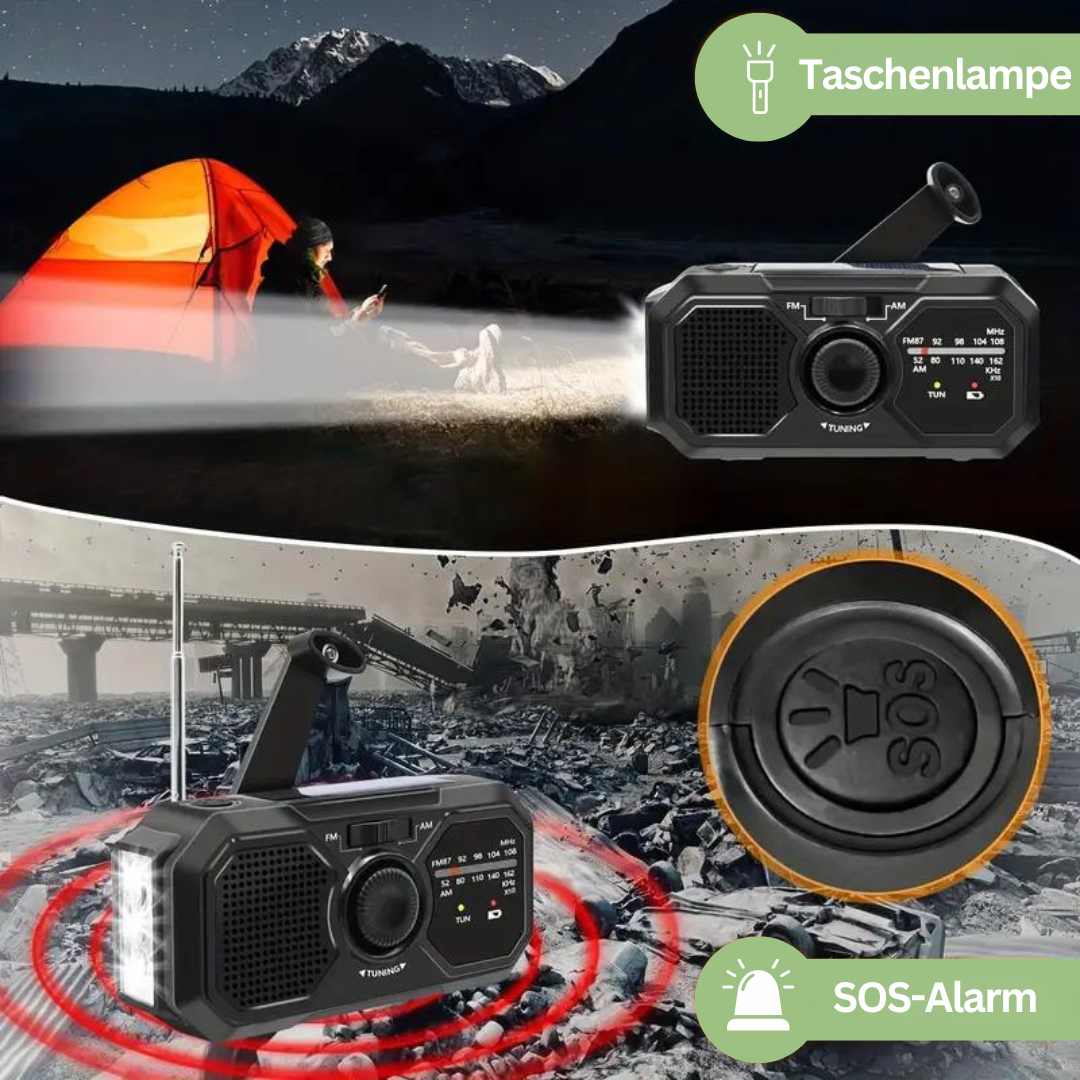 Crank Emergency Radio – RescueBeam