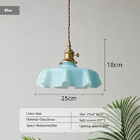 French Brass Pendant Lamp - BrassChic