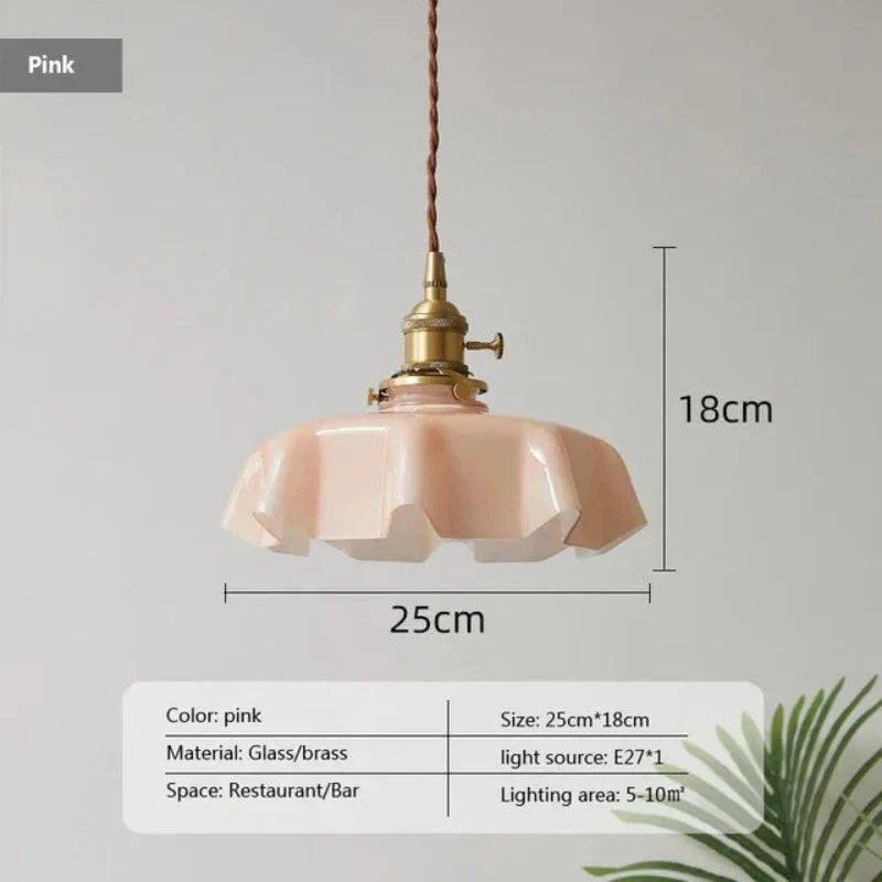French Brass Pendant Lamp - BrassChic