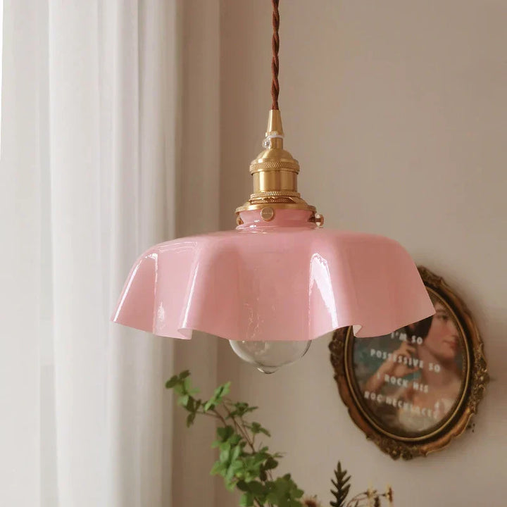 French Brass Pendant Lamp - BrassChic