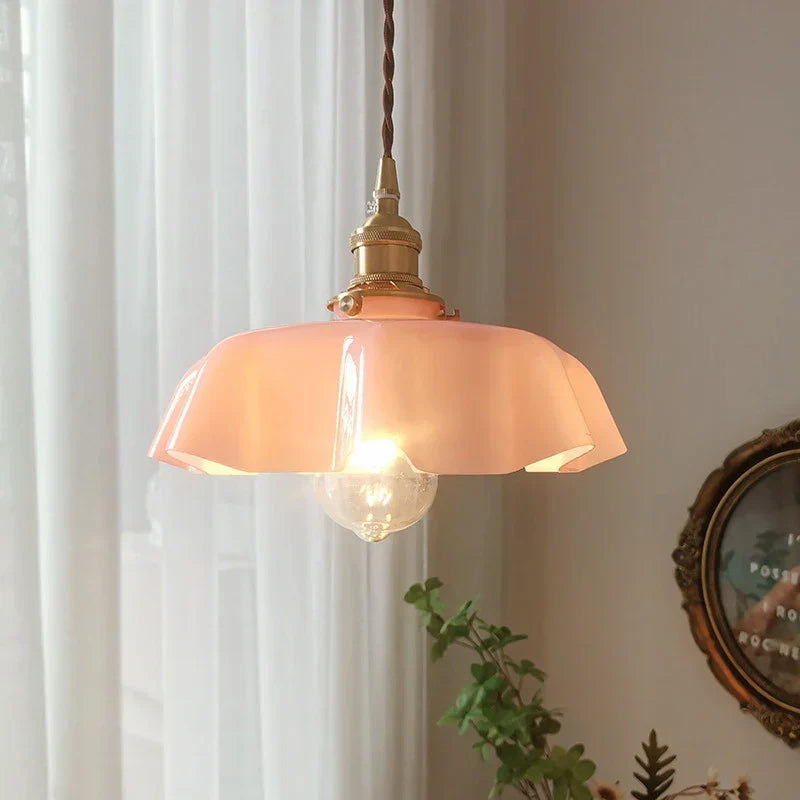 French Brass Pendant Lamp - BrassChic