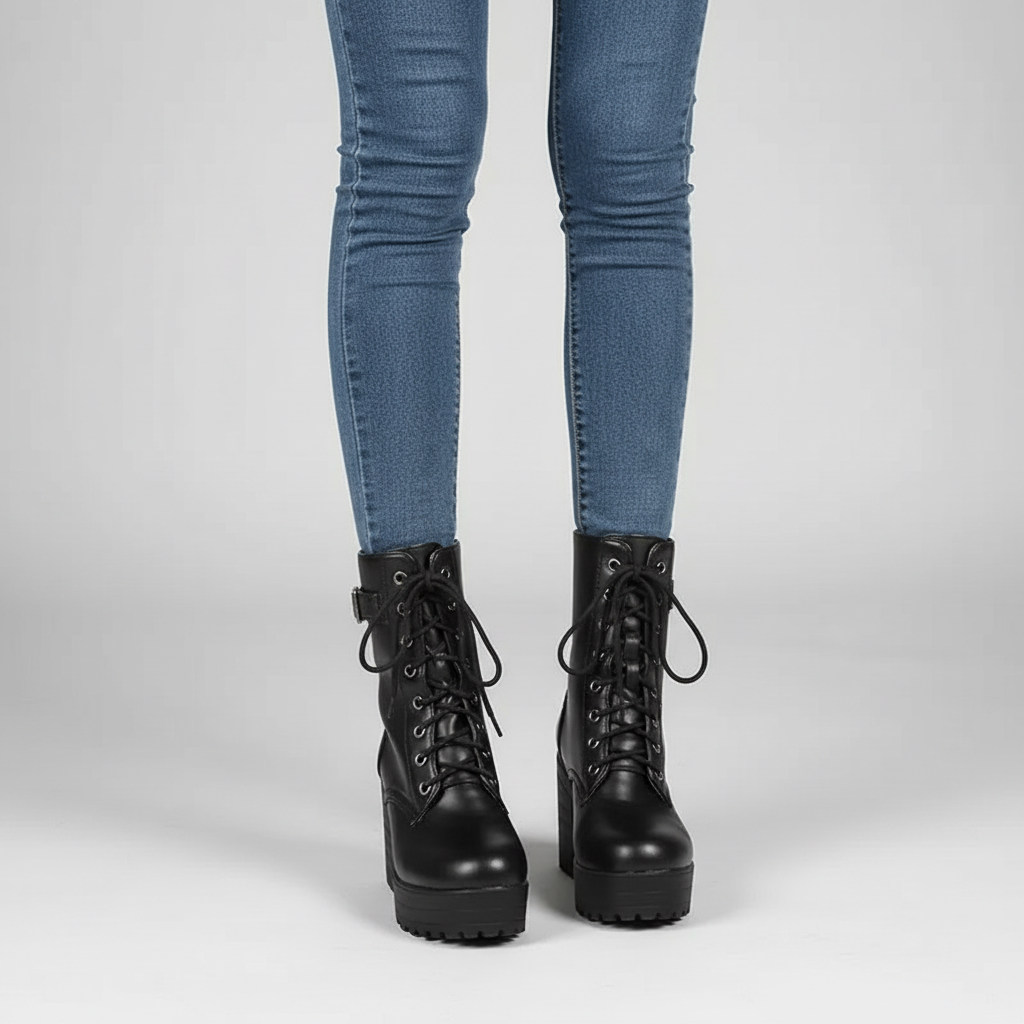 Robuste Stiefel Mit Schnürung - Daisy