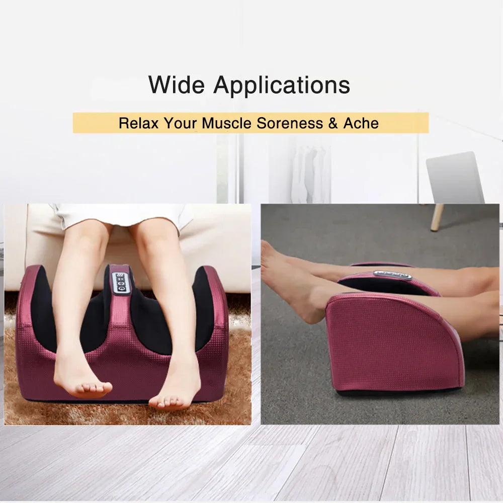 Elektrisk fotmassasjeapparat med varme og shiatsu-terapi - RelaxFoot
