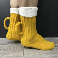 Unisex sokker i ølkrus-design – SchaumSocken Oktoberfest 2025