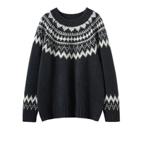Comfortable knitted sweater for women - Chloe