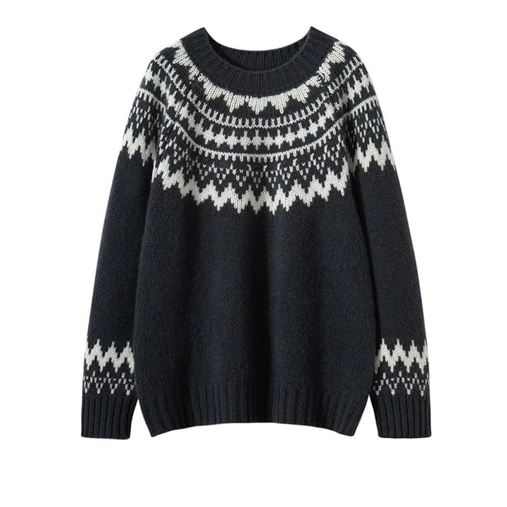 Comfortable knitted sweater for women - Chloe