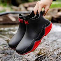 Botas de lluvia para mujer, de media caña y impermeables con suela antideslizante – Nivara