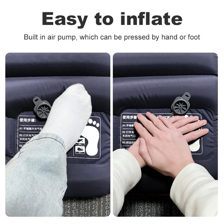 Ultralight self-inflating camping mattress with integrated pump – Eryx
