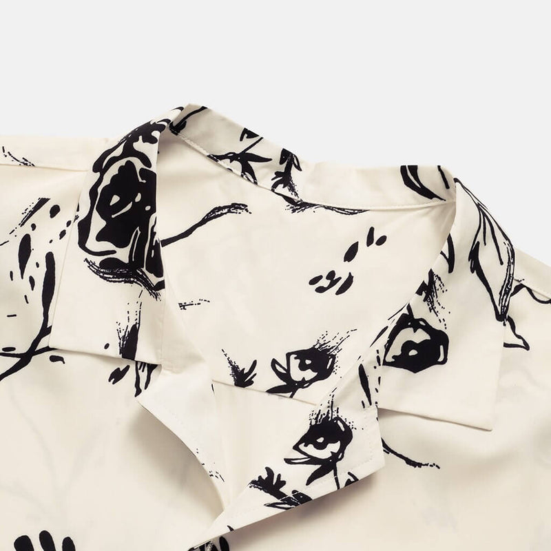 Sommerbluse für Herren mit tropischem Flair - AlohaVibes