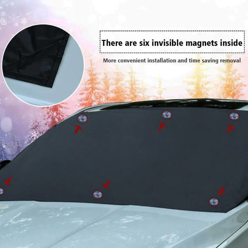 Magnetisk all-weather vinduesafdækning – FrostGuardia