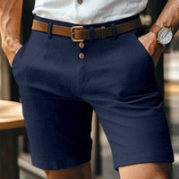 Breathable & Vintage Slim-Fit Summer Shorts Men – Lennart