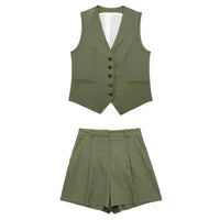 Two-piece summer outfit with vintage top – Amaya