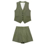 Zweiteiliges Sommeroutfit mit Vintage-Top – Amaya