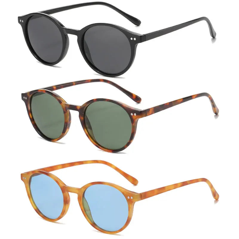 Retro Round Polarized Sunglasses - SunnyStyle