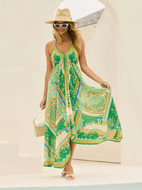 Airy & Stylish Boho Maxi Dress with Halterneck for Women – Naya