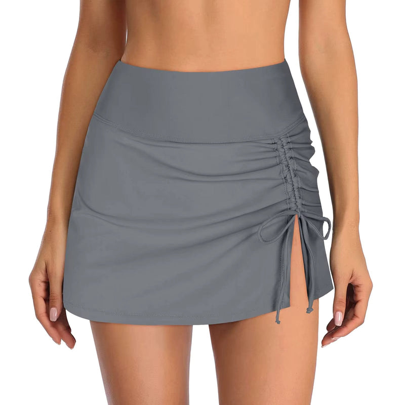 Women's swim shorts with side slit – Liv