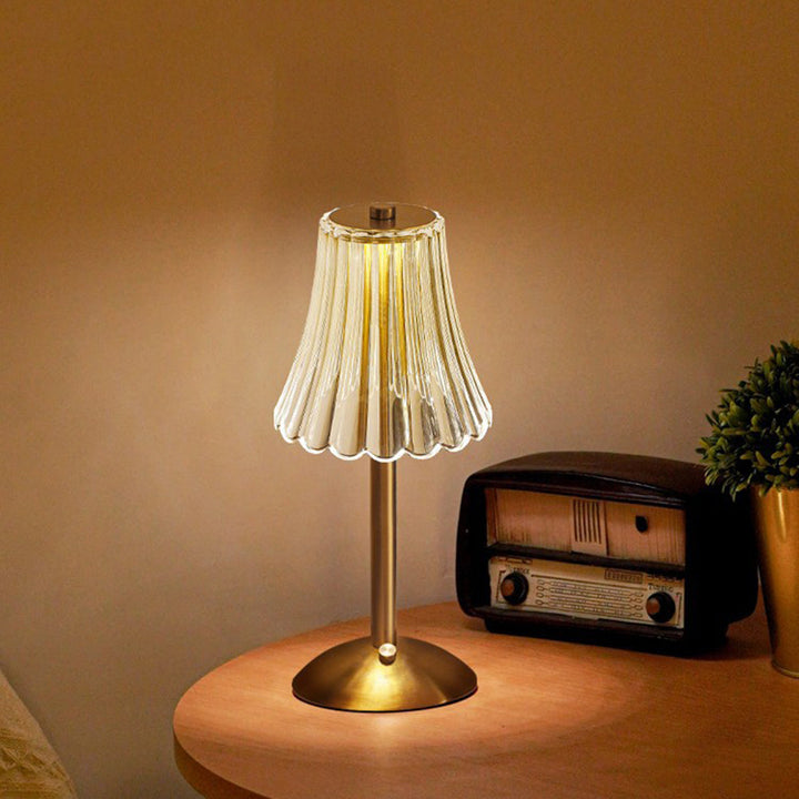 LED Retro bordlampe USB genopladelig - BrillianceGlow
