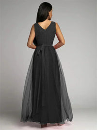 Stylish V-Neck Dress - Mindy