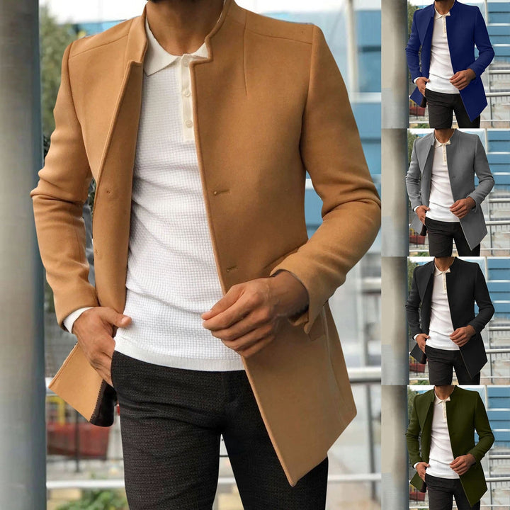 Herren Herbst-/Winterjacke aus Tweed – Lazaro