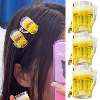 Set de horquillas para el cabello con diseño de jarra de cerveza (set de 6) – SchaumSpangen Oktoberfest 2025