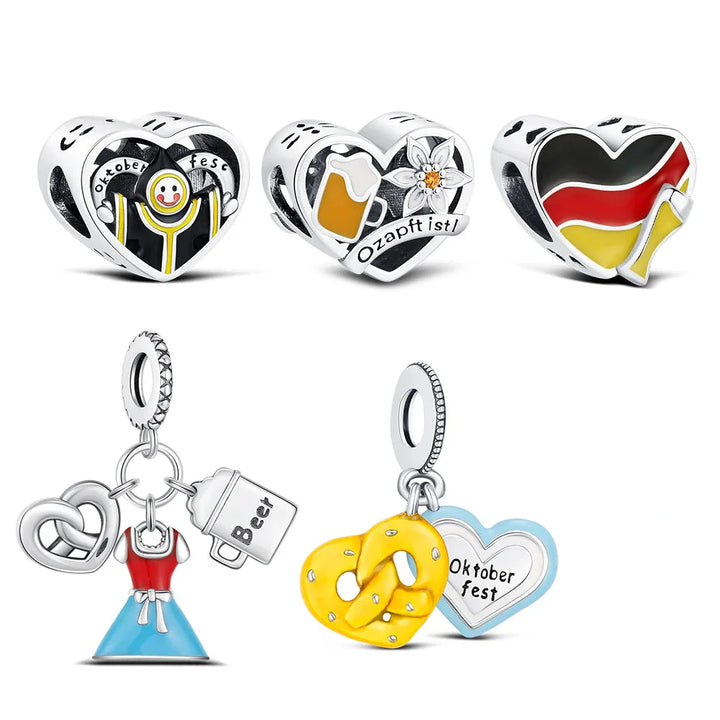Silver Bracelet Charms – HeartGlow Oktoberfest 2025