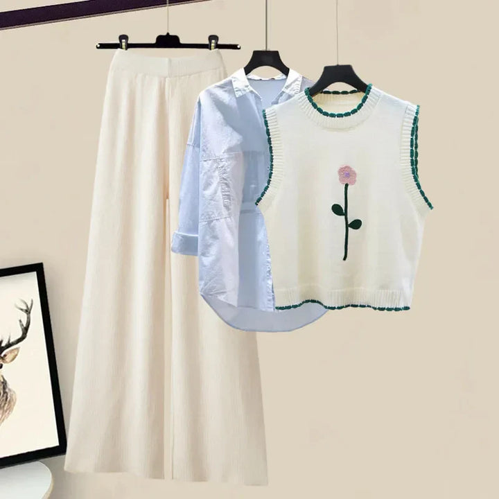 Tredelt vinterantrekk for damer med cardigan – Marisa