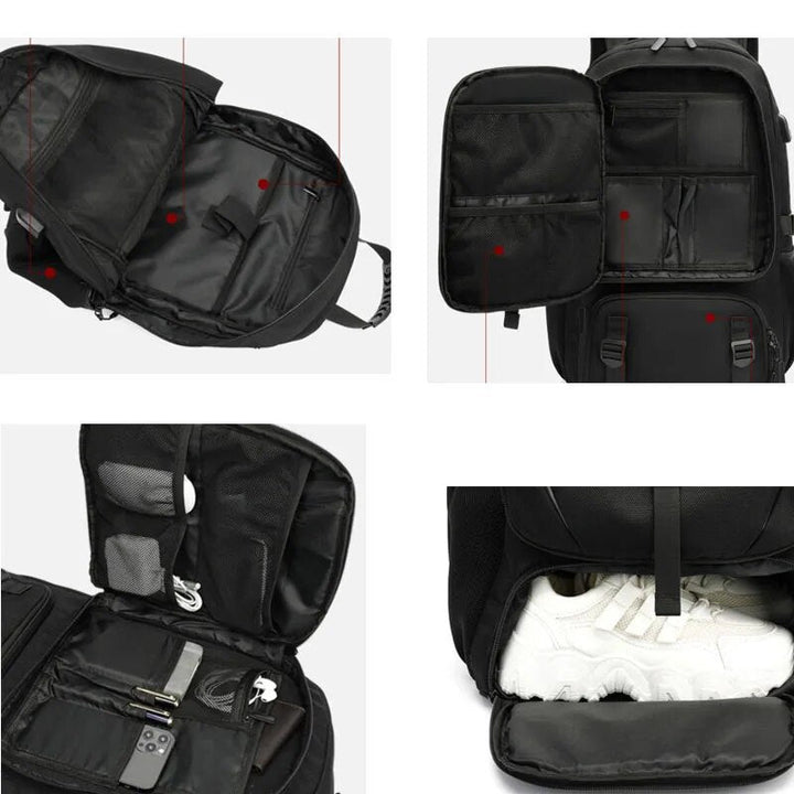 Rucksack mit USB-Anschluss und großer Kapazität (50-80L) – UrbanTrail