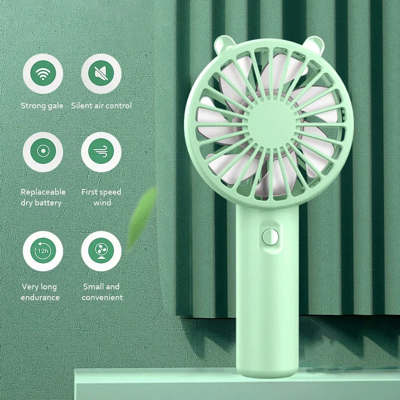 Portable USB Rechargeable Mini Hand Fan – Veyra (1+1 FREE)