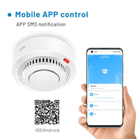 Intelligent WiFi Smoke Detector Fire Alarm 85dB – SafeSense