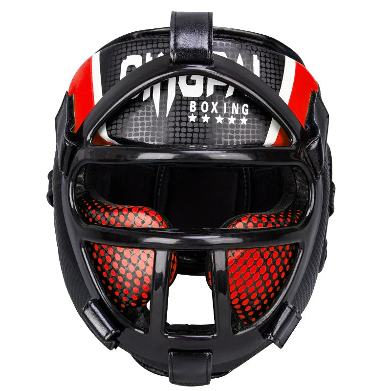 Premium Head Protection with Face Shield – FightGuard