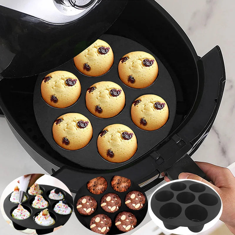Silikon-Backform für Mikrowelle und Airfryer - FlexiBake