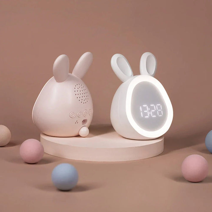 Despertador infantil en forma de conejo con luz nocturna LED - BunniGlow
