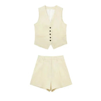 Two-piece summer outfit with vintage top – Amaya