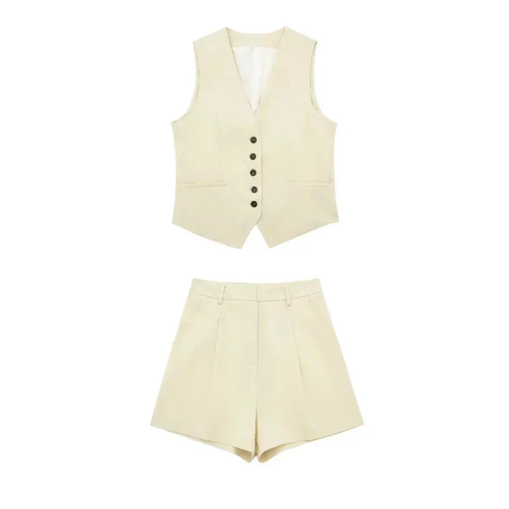 Two-piece summer outfit with vintage top – Amaya