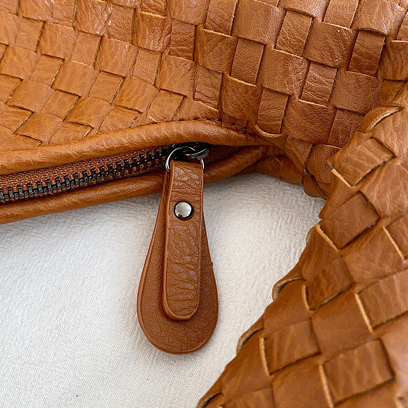 Woven Shoulder Bag - Camille