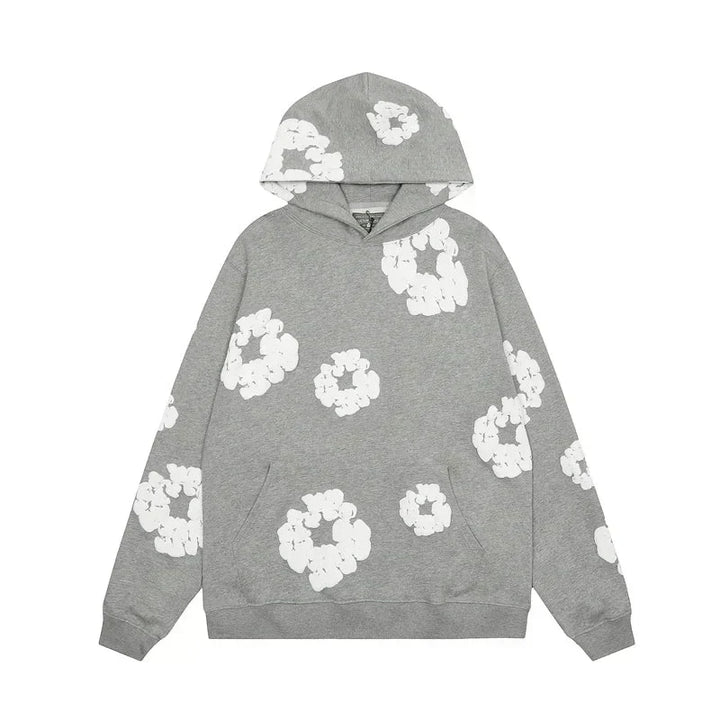 Casual Women's Hoodie with Floral Pattern - Amara