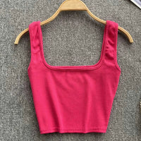Seamless Crop Top in Solid Color – Zayra